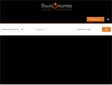 Tablet Screenshot of boursomontres.com